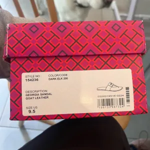 Tory Burch Dark Elk Georgia Sandal