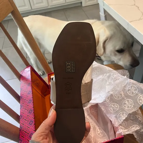 Tory Burch Dark Elk Georgia Sandal