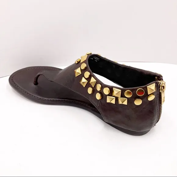 {Tory Burch} Gold Studded Sandals