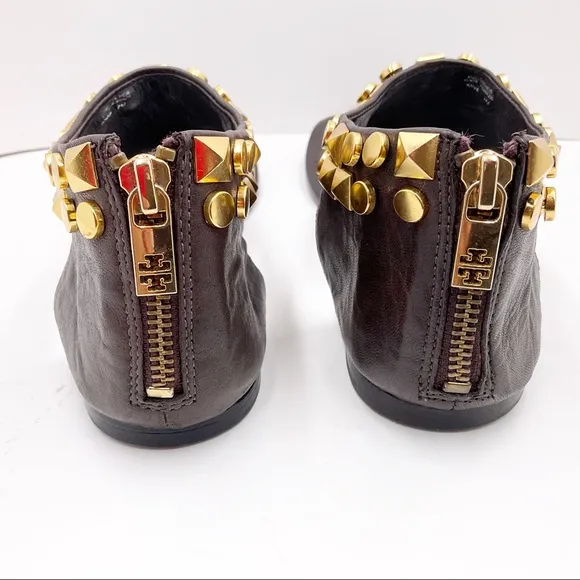 {Tory Burch} Gold Studded Sandals