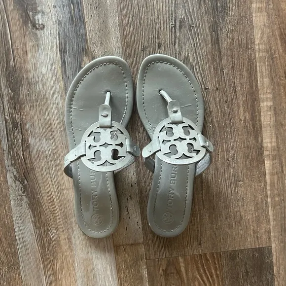 Tory Burch Gray Miller Sandals