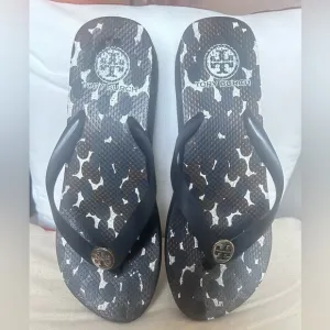 Tory Burch ThandieSandals Black BrownPlatform, Women's size 8