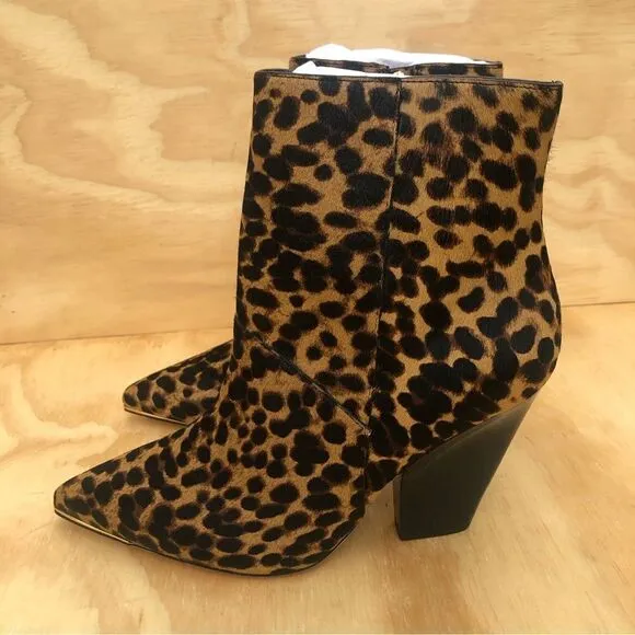 Tory Burch Genuine Calf Hair Pointed Toe Lila Bootie Women’s Size 7.5