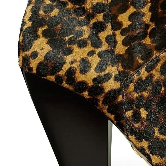 Tory Burch Genuine Calf Hair Pointed Toe Lila Bootie Women’s Size 7.5