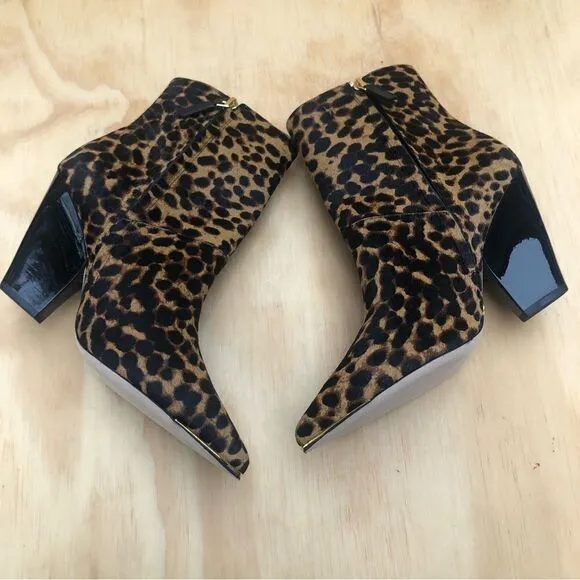 Tory Burch Genuine Calf Hair Pointed Toe Lila Bootie Women’s Size 7.5