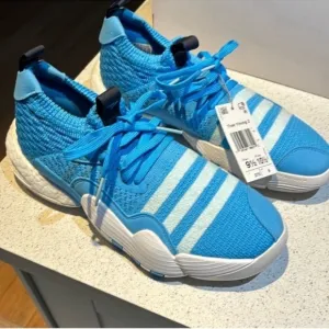 Trae young 2 adidas Blue and White Men's Sneakers basketball