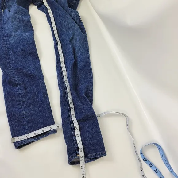 True Religion Stella Skinny Dark Blue Wash Jeans Sz 28 Like New