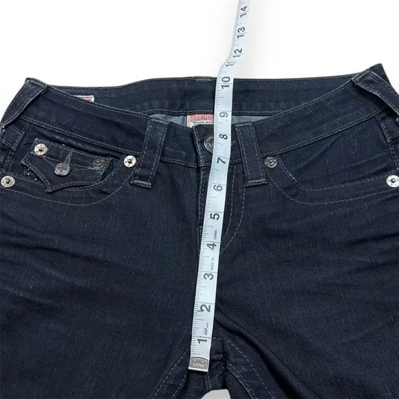 True Religion Womens 26 Sample Skinny Jeans Gwen Jodie Studded New Mid Rise Rare