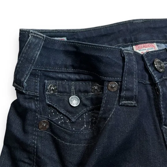 True Religion Womens 26 Sample Skinny Jeans Gwen Jodie Studded New Mid Rise Rare