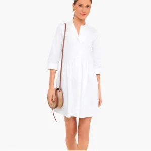 Tuckernuck Dress Royal Shirt Dress Button Down Mini in White