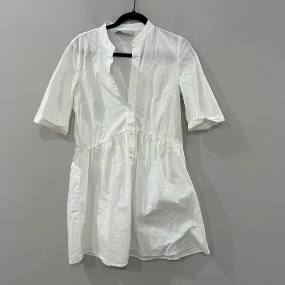 Tuckernuck Dress Royal Shirt Dress Button Down Mini in White