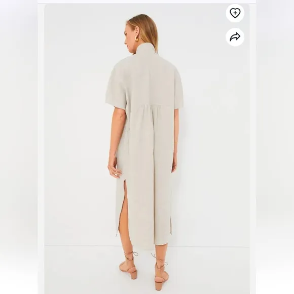 Tuckernuck NWTs Natural Linen Turlington Caftan