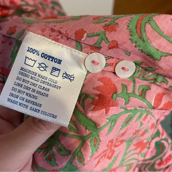 Tuckernuck pink city prints pink jungle Maria dress