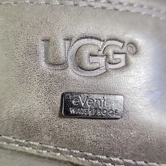 UGG Adironkdack Grey Winter Lined Boots Womens Size 7