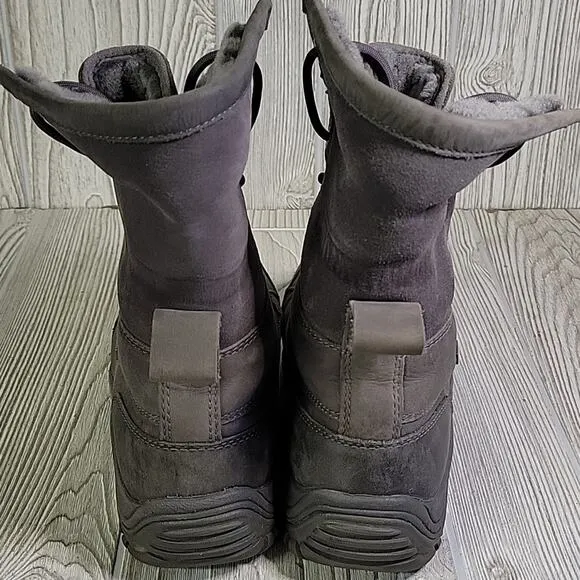 UGG Adironkdack Grey Winter Lined Boots Womens Size 7