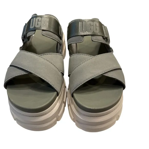 UGG Ashton women’s sandals in Moss Green. NIB