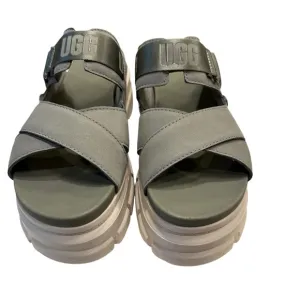 UGG Ashton women’s sandals in Moss Green. NIB