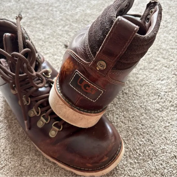 UGG Brown Leather Boots