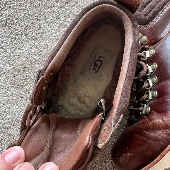 UGG Brown Leather Boots