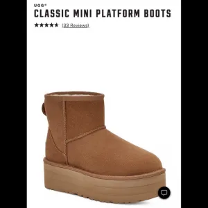 UGG classic mini platform boots chestnut