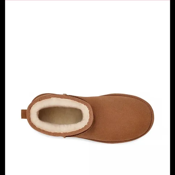 UGG classic mini platform boots chestnut