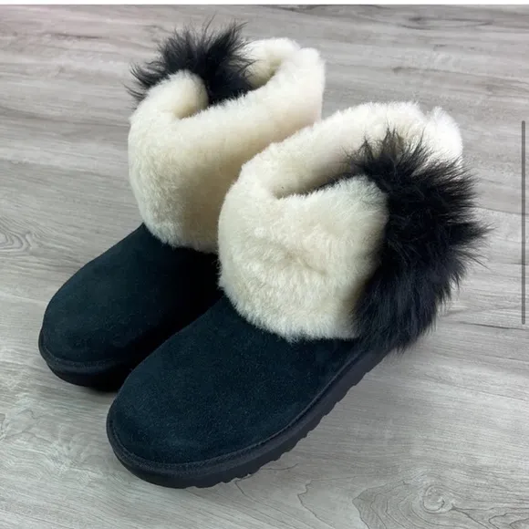 UGG classic mini wisp black boots