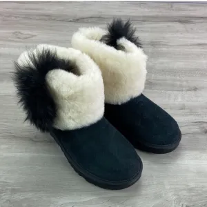 UGG classic mini wisp black boots