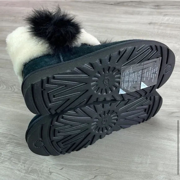 UGG classic mini wisp black boots