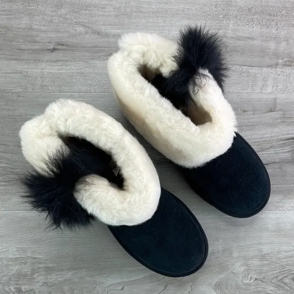 UGG classic mini wisp black boots