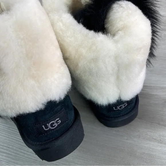 UGG classic mini wisp black boots