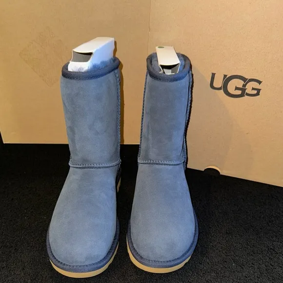 UGG Classic Short II Navy Boots