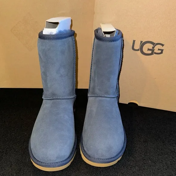 UGG Classic Short II Navy Boots