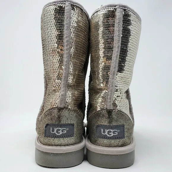 UGG Classic Short Sparkles Genuine Shearling Lined