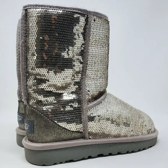 UGG Classic Short Sparkles Genuine Shearling Lined