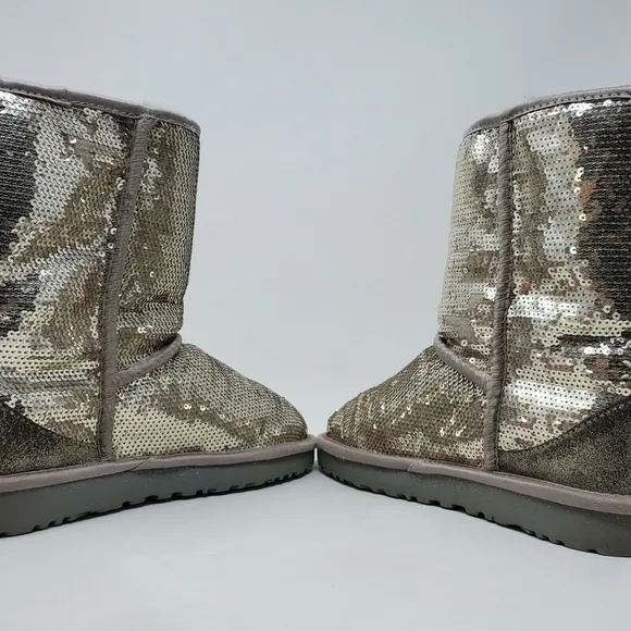 UGG Classic Short Sparkles Genuine Shearling Lined