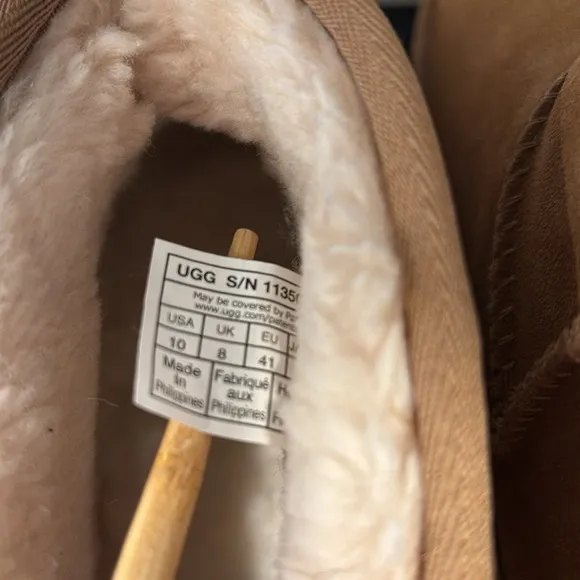 UGG Classic Ultra Mini Platform Chestnut Boots Women's Size 10 NEW