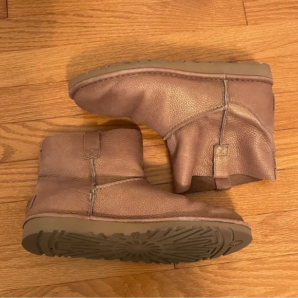 UGG Classic Unlined Mini Gold Boots