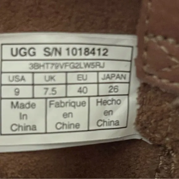 UGG Classic Unlined Mini Gold Boots