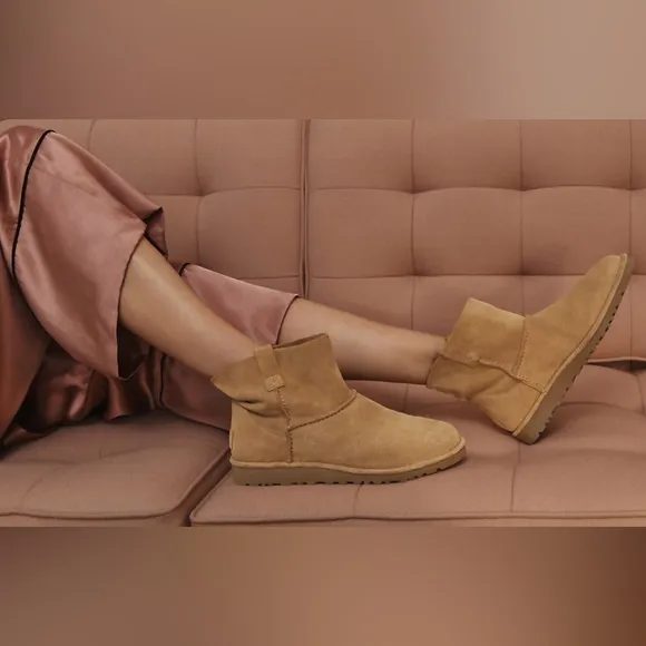 UGG Classic Unlined Mini Gold Boots