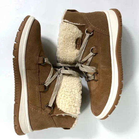 UGG Lakesider Heritage Waterproof Sneaker Boots Chestnut 6.5 9.5 NEW 1143836