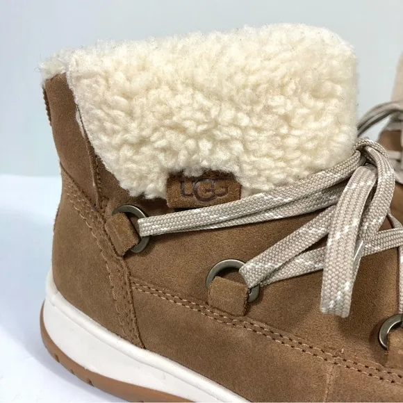 UGG Lakesider Heritage Waterproof Sneaker Boots Chestnut 6.5 9.5 NEW 1143836