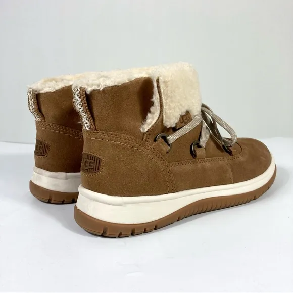 UGG Lakesider Heritage Waterproof Sneaker Boots Chestnut 6.5 9.5 NEW 1143836