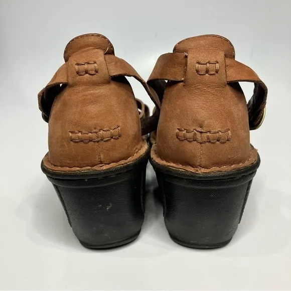 UGG Lalima wedge leather Sandals size 8