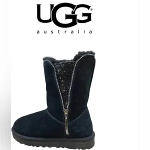 UGG Marice Black‎ Sequin classic Boots women’s size 7