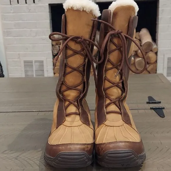 Ugg Mixon Chestnut Waterproof Winter Boots Sz 11