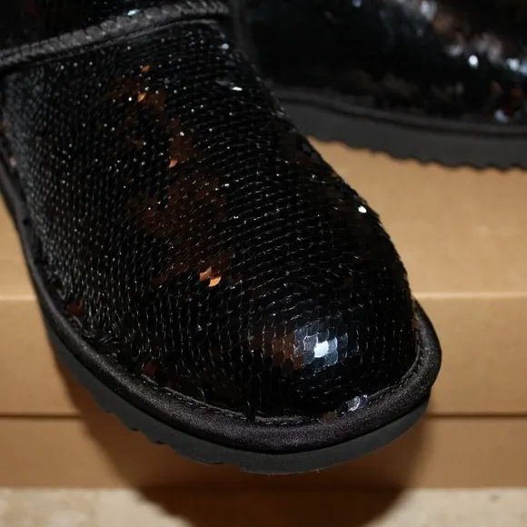 UGG SEQUIN SPARKLE‎ Classic Boots NEW