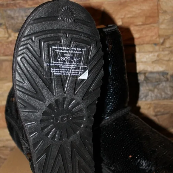 UGG SEQUIN SPARKLE‎ Classic Boots NEW