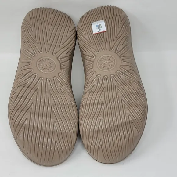 UGG Slide It Men's Size 12 Tan B-GRADE Open-toe Beach Gym Sport Sandals New
