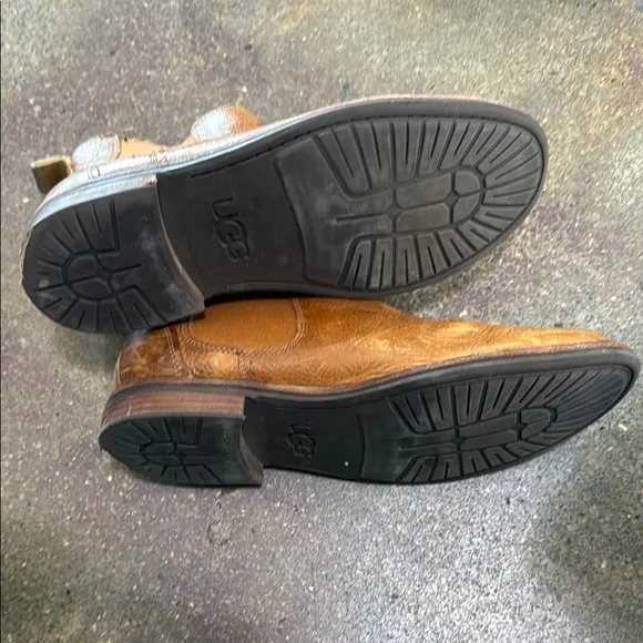 UGG Tan Boots Classic Chelsea Style