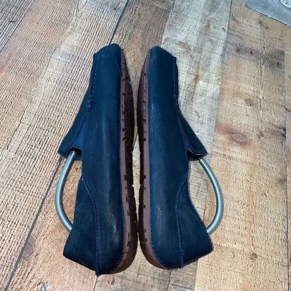Ugg Australia Men’s Upshaw Navy Blue Driver Mocs Slip-On Loafers